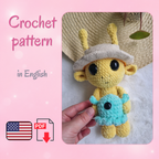 Crochet Amigurumi Alien Pattern