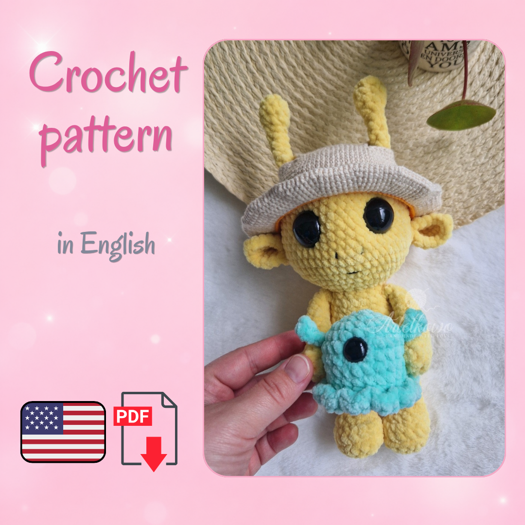 Crochet Amigurumi Alien Pattern