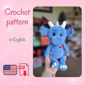 Blue Dragon - crochet pattern