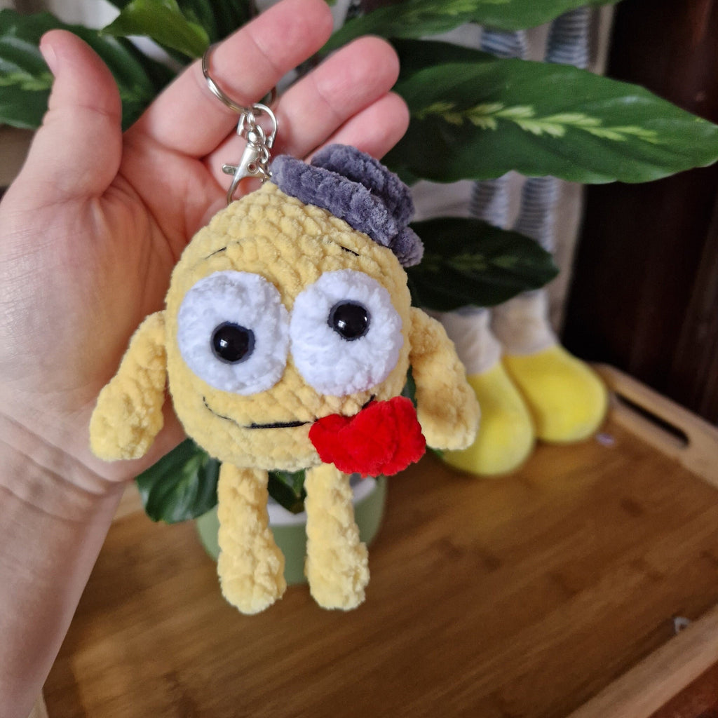 Crochet Emoji Keyring