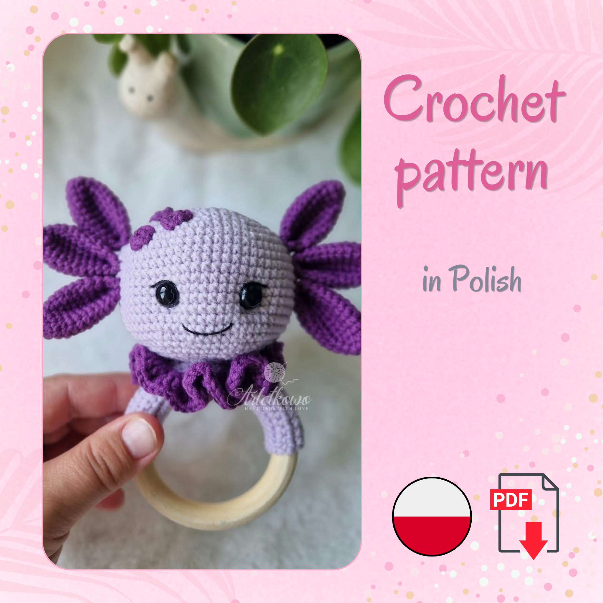 Axolotl - grzechotka