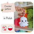Brelok Duszek - wzór szydełkowy