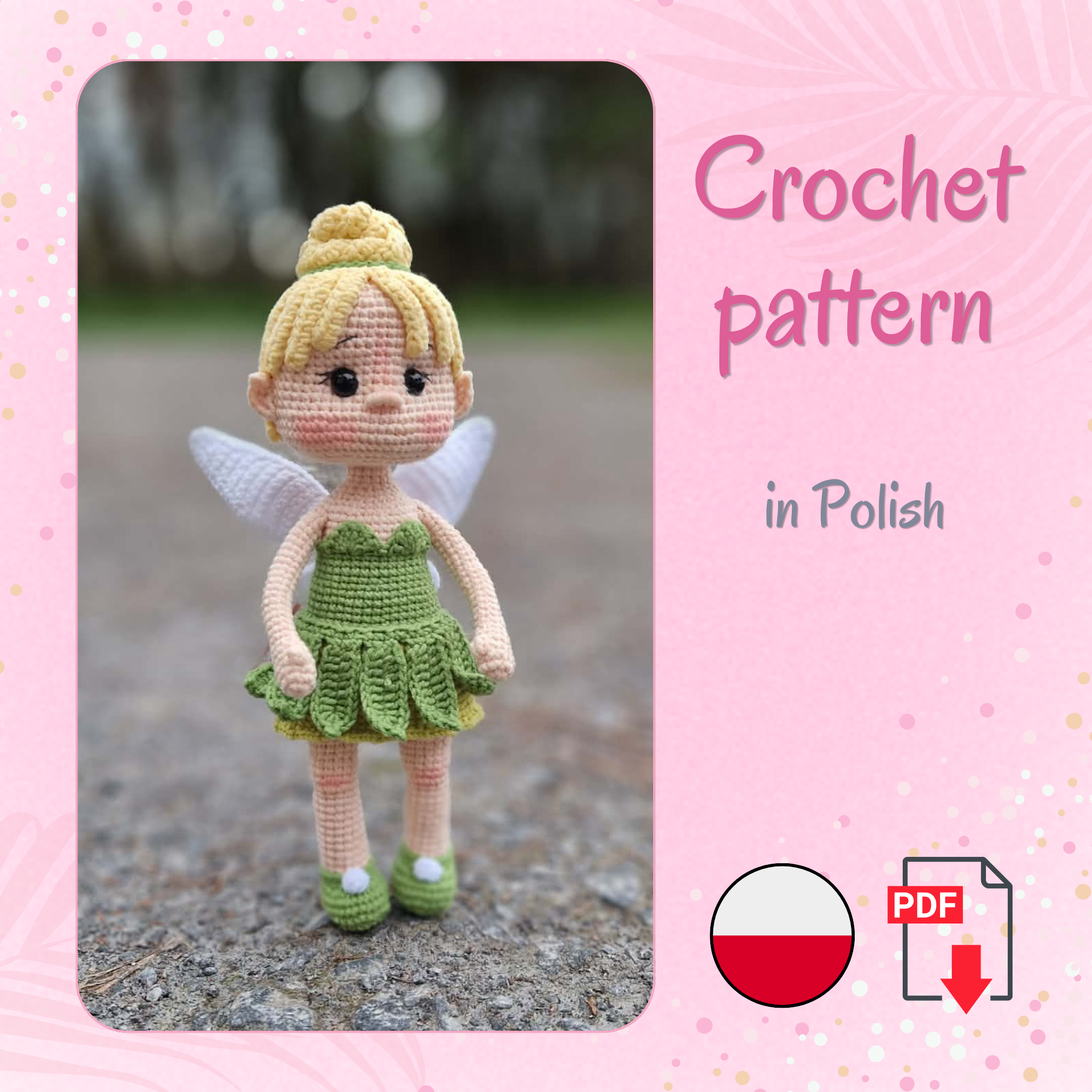Wróżka Leśna - wzór szydełkowy