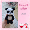 Panda - wzór szydełkowy