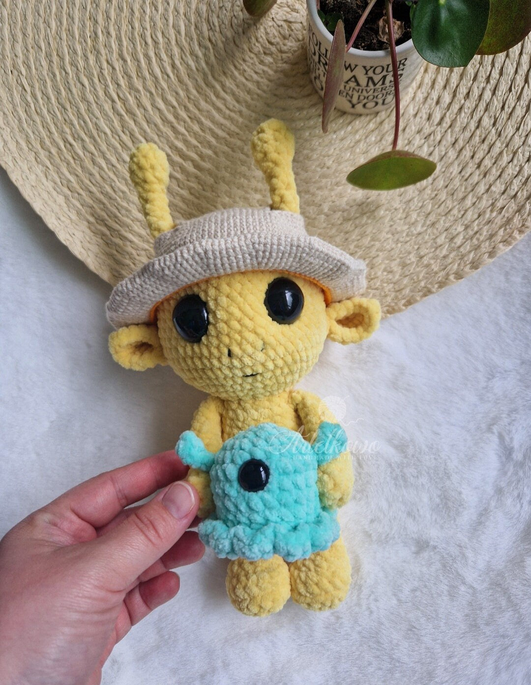 Crochet Amigurumi Alien Pattern