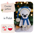 Miś Polarny - wzór szydełkowy