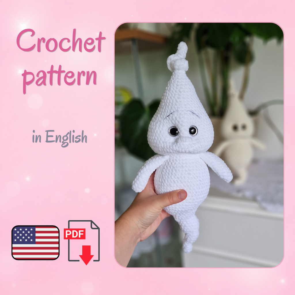 Crochet Ghost Amigurumi Pattern