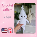 Crochet Ghost Amigurumi Pattern