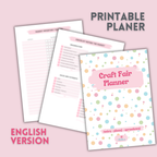 Craft Fair Planner - Printable