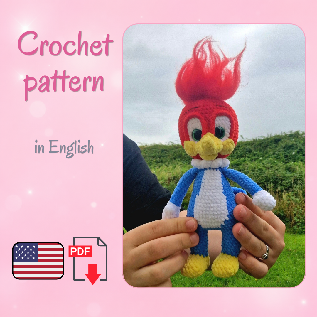 Crazy Bird - Crochet Pattern