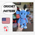 Blue Dragon - crochet pattern