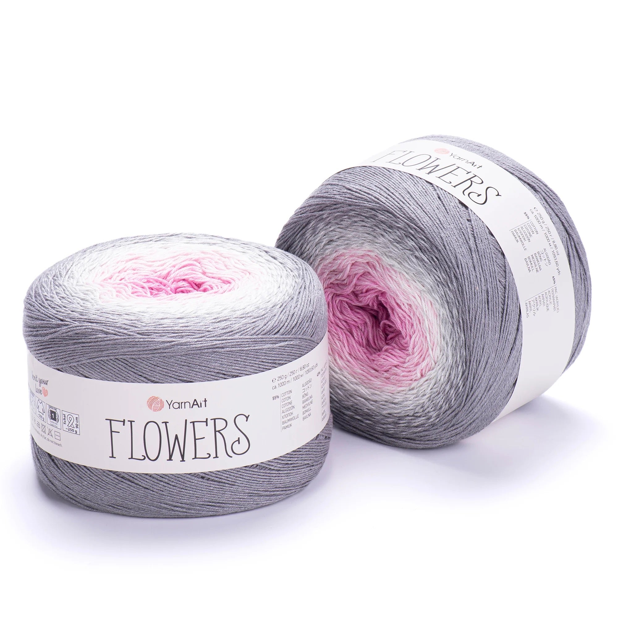 YarnArt Flowers -55% Cotton, 45% Polyacrylic