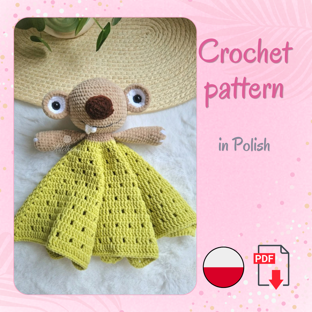 Kocyk Przytulanka - wzór na szydełko