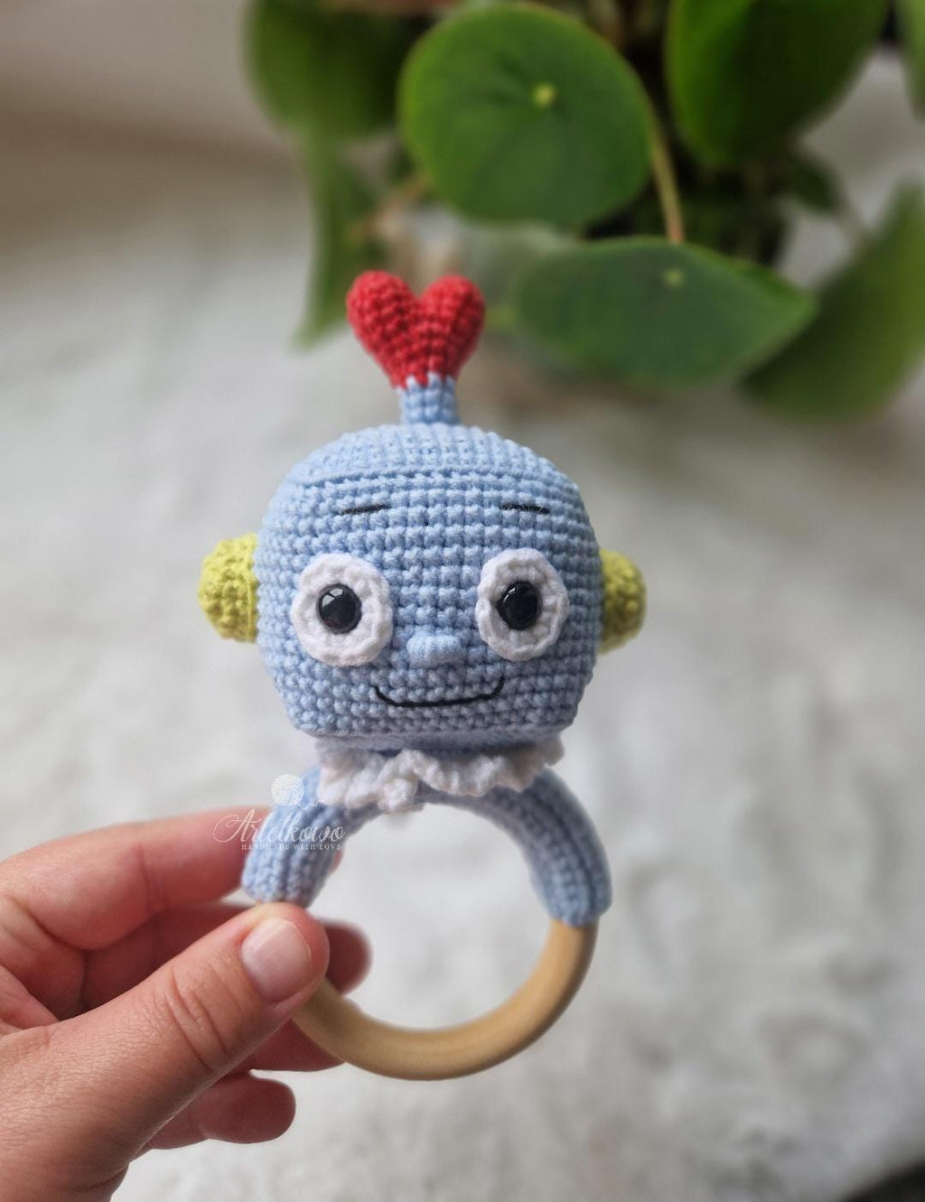 Crochet Robot Rattle Pattern